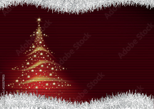 Red Christmas Background wi...