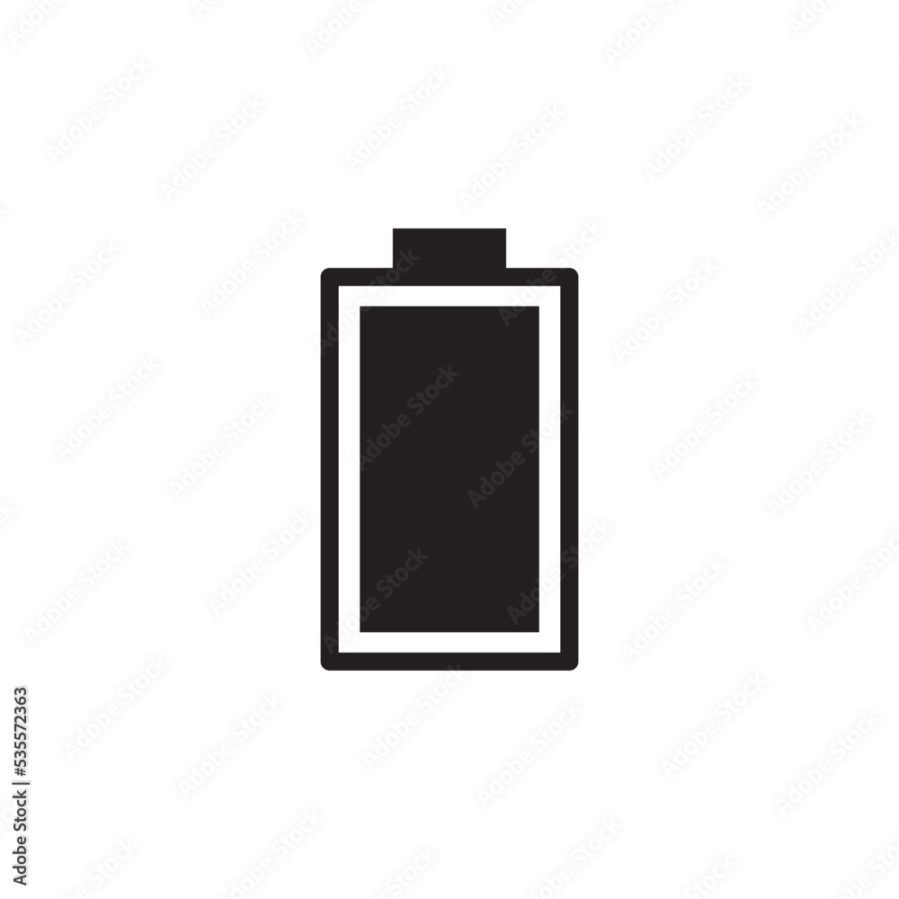 Battery Icon Vector Illustration Style Battery Icon Vector Illustration Style