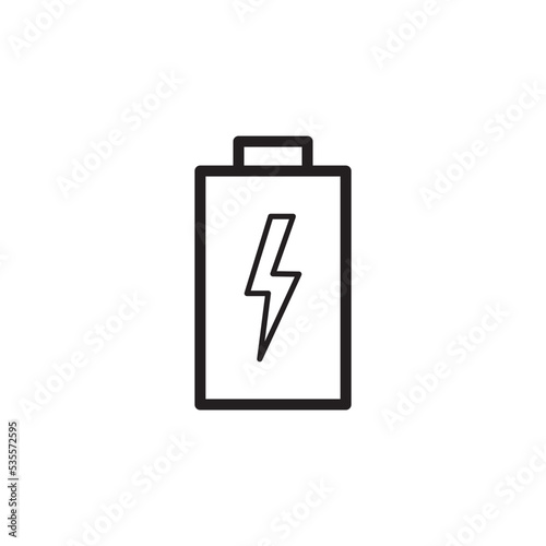 Battery Icon Vector Illustration Style