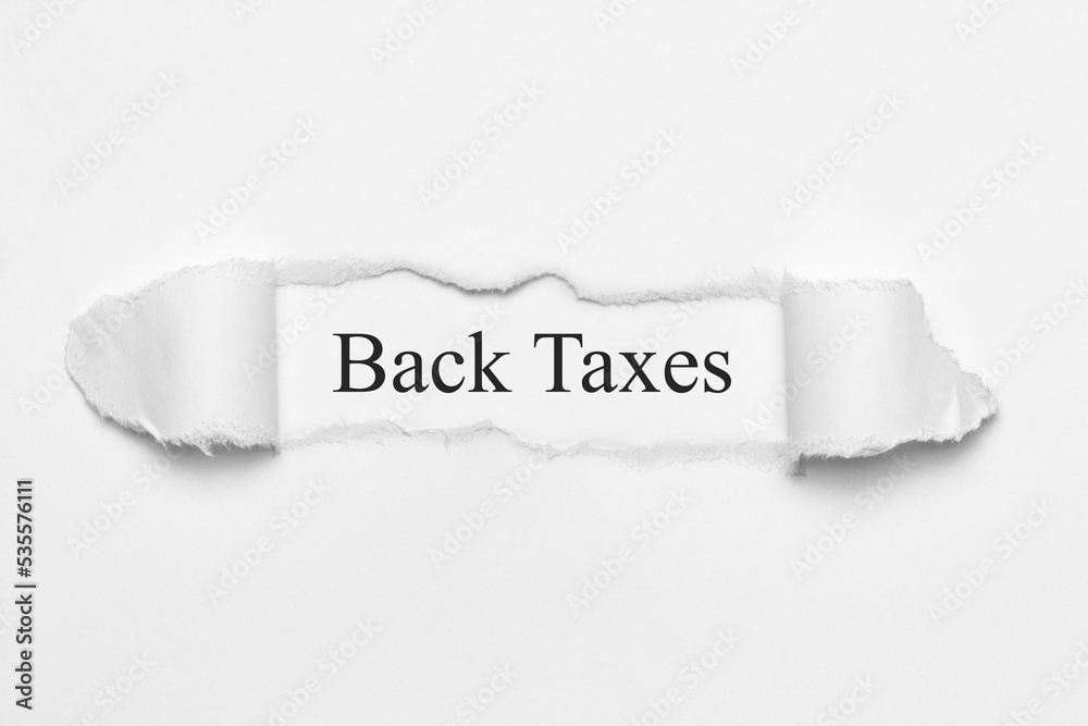 Back Taxes	