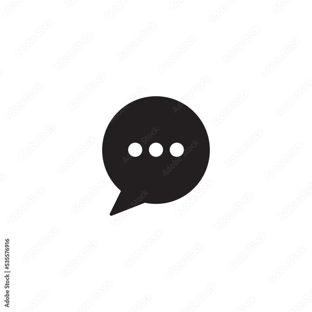Chat Speech Bubble Icon Vector Illustration Design Chat Speech Bubble Icon Vector Illustration Design