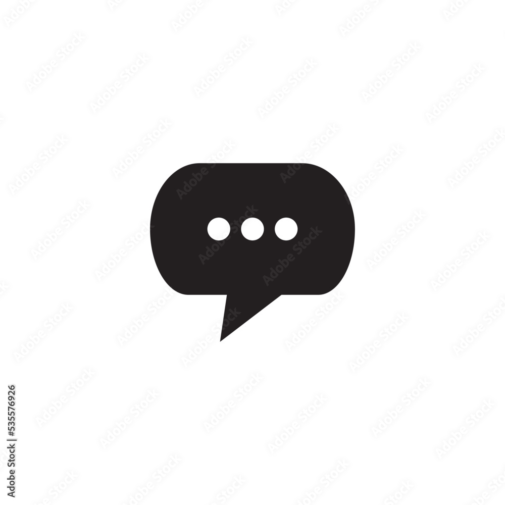 Chat Speech Bubble Icon Vector Illustration Design Chat Speech Bubble Icon Vector Illustration Design