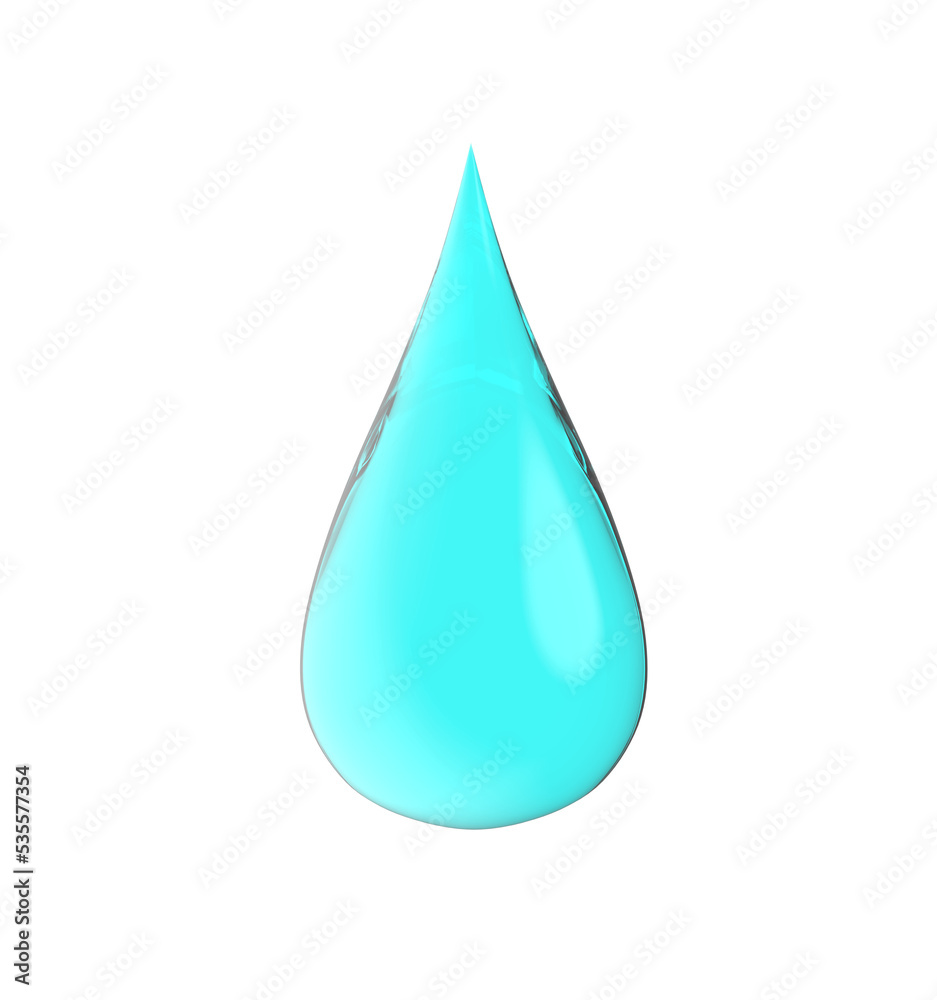 Drop of blue Liquid, water, trasparent background. Png Drop of blue Liquid, water, trasparent background. Png