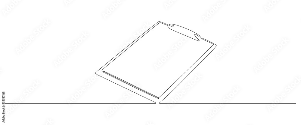 Clipboard With Checklist In One Continuous Line Drawing Concept Letter clipboard-with-checklist-in-one-continuous-line-drawing-concept-letter