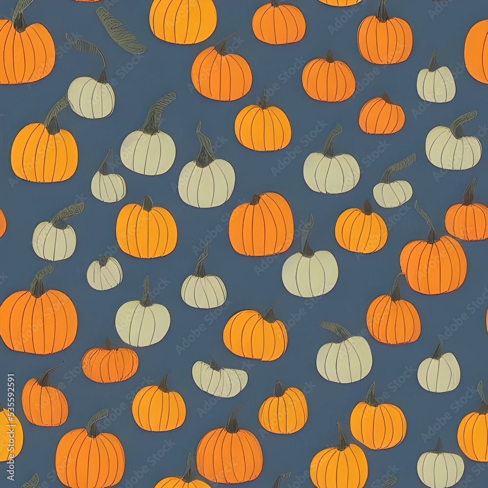 Fototapeta premium Halloween tile, pattern, endless, seamless