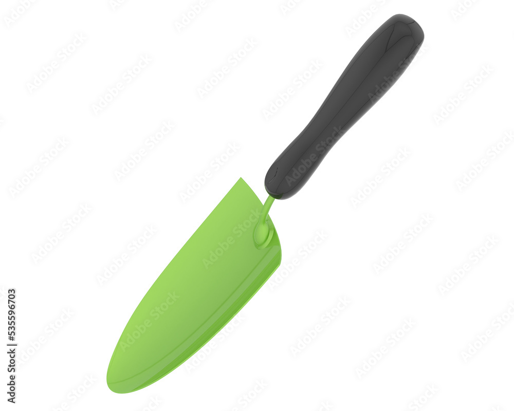 Gardening tool on transparent background. 3d rendering - illustration