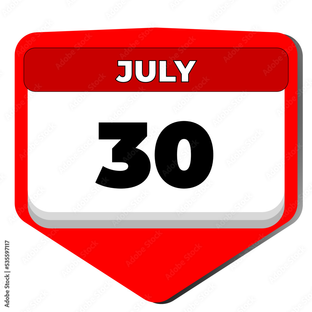 30 July vector icon calendar day. 30 date of July. Thirtieth day of July. 30th date number. 30 day calendar. Thirty date. Morocco Throne, Friendship, Share a Hug, Cheesecake. Vector illustration 30 July vector icon calendar day. 30 date of July. Thirtieth day of July. 30th date number. 30 day calendar. Thirty date. Morocco Throne, Friendship, Share a Hug, Cheesecake. Vector illustration