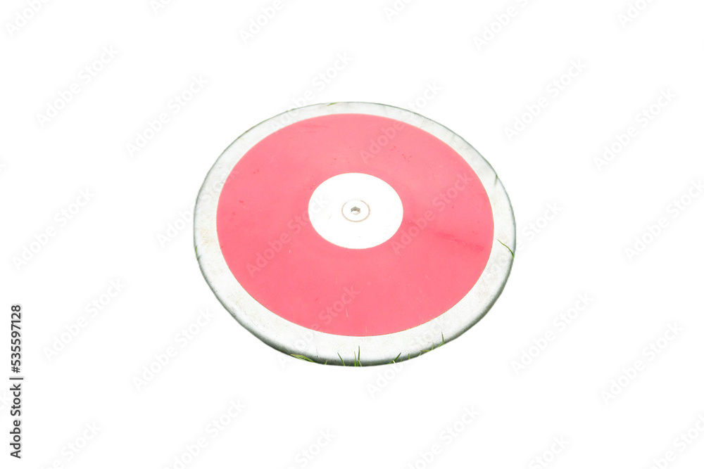 Fototapeta premium Girls discus with transparent background