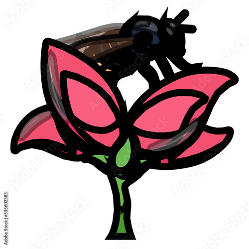 Get this flat icon of bumblebee