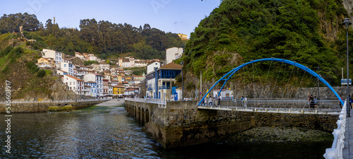 Panoramica de Cudillero, Asturias, España photo