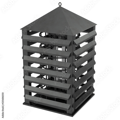 3d rendering illustration of a bug zapper