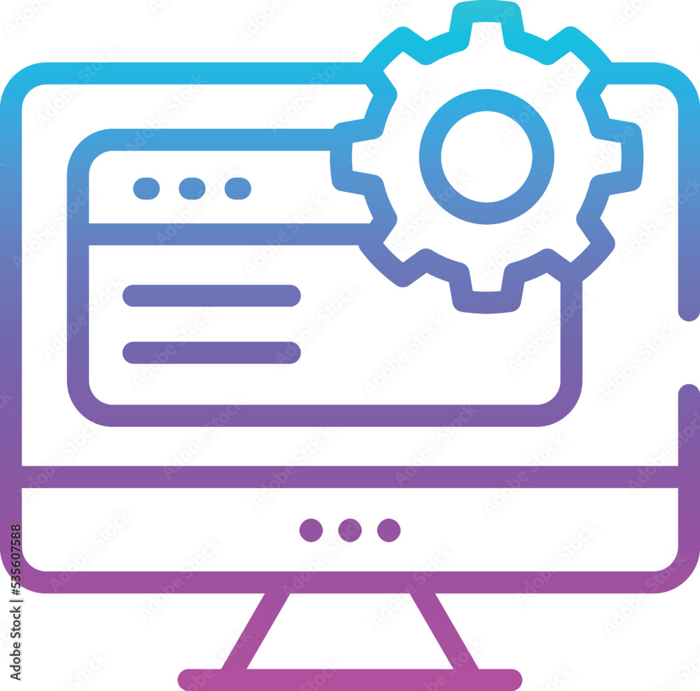 Setting vector icon Setting vector icon