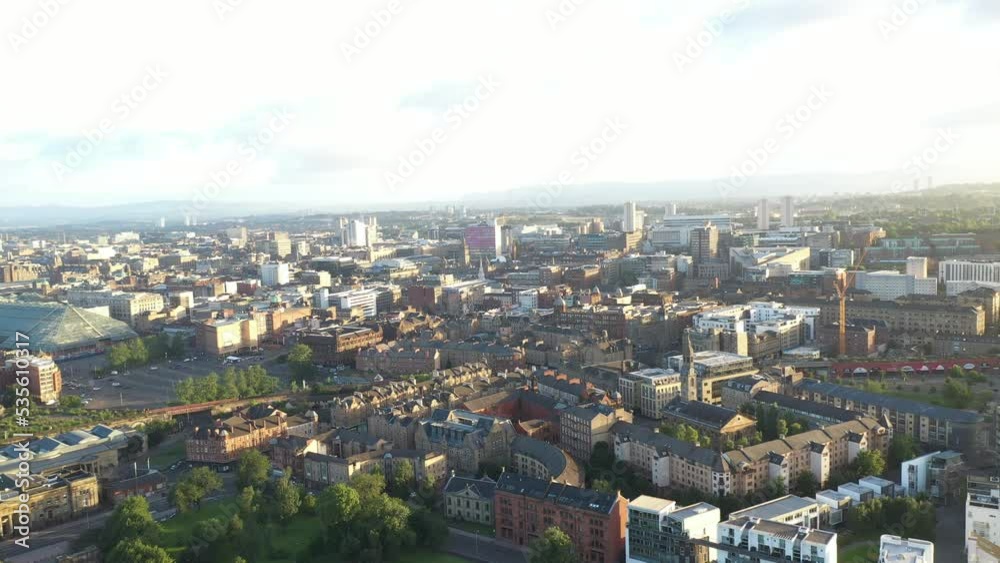 Glasgow Skyline Truck Left Glasgow Skyline Truck Left