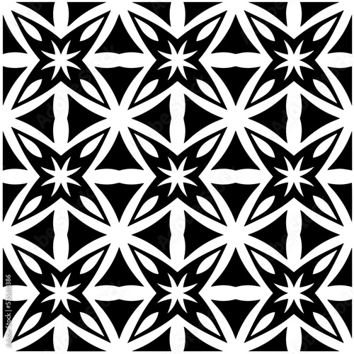 Design seamless monochrome geometric pattern. Abstract background. Vector art.Perfect for site backdrop, wrapping paper, wallpaper, textile and surface design. 