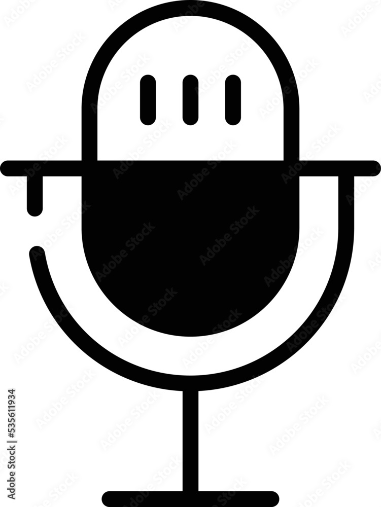 Microphone vector icon Microphone vector icon