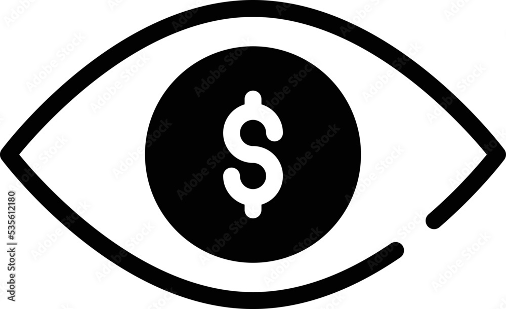 Vision vector icon Vision vector icon