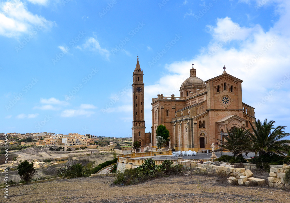 Basilique Notre-Dame Ta' Pinu, située à Għarb, sur l'île de Gozo
