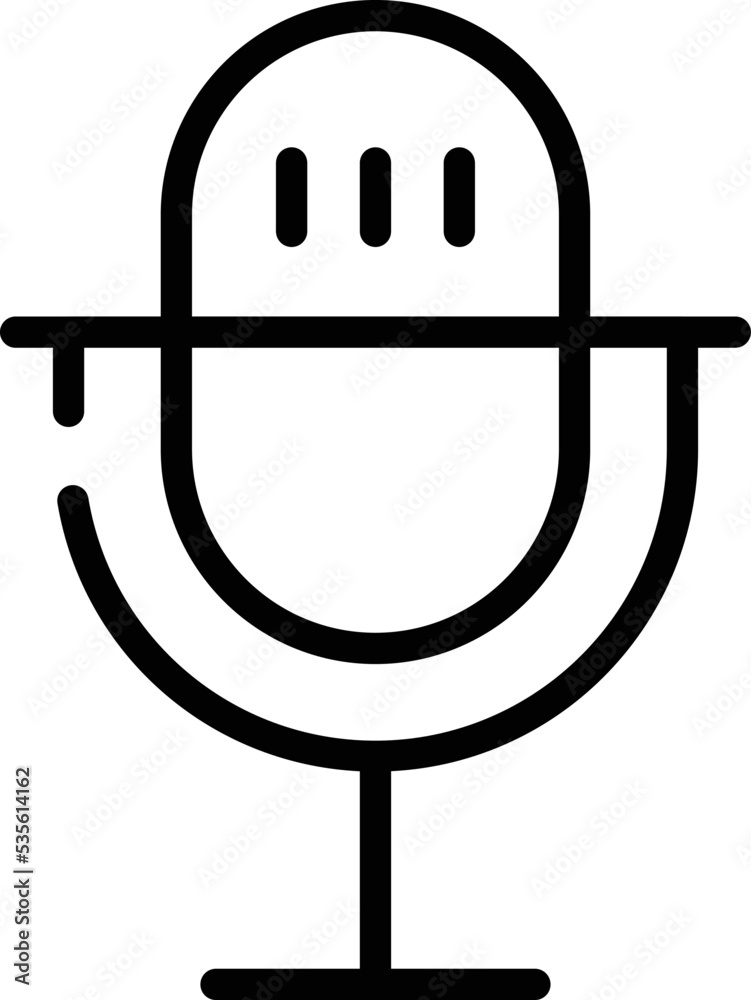 Microphone vector icon Microphone vector icon