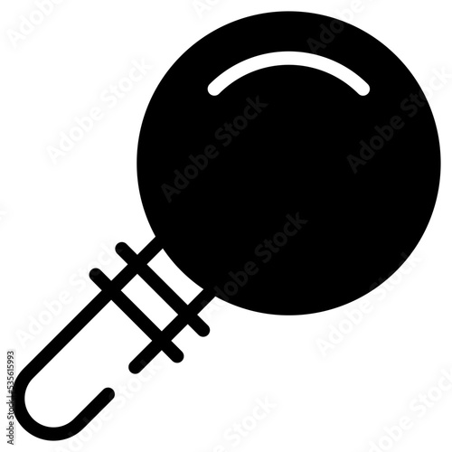 Magnifier vector icon