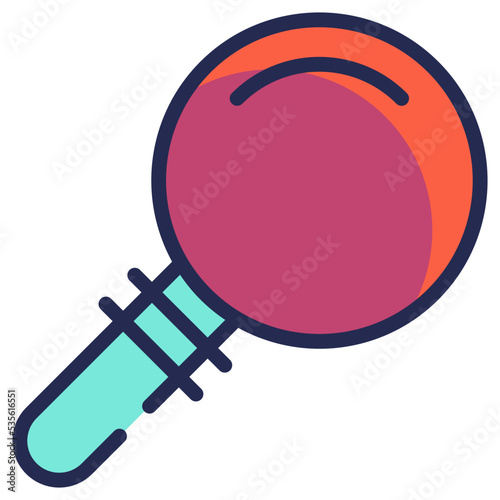 Magnifier vector icon