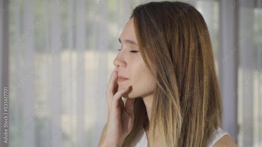 Crying Young Blonde Woman: Desperation, Loneliness, Negative Thoughts.
Depressed crying young woman is at home and helpless.
Crying Young Blonde Woman: Desperation, Loneliness, Negative Thoughts.
Depressed crying young woman is at home and helpless.