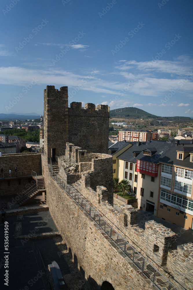Ponferrada medieval city capital of the bierzo, a wonder