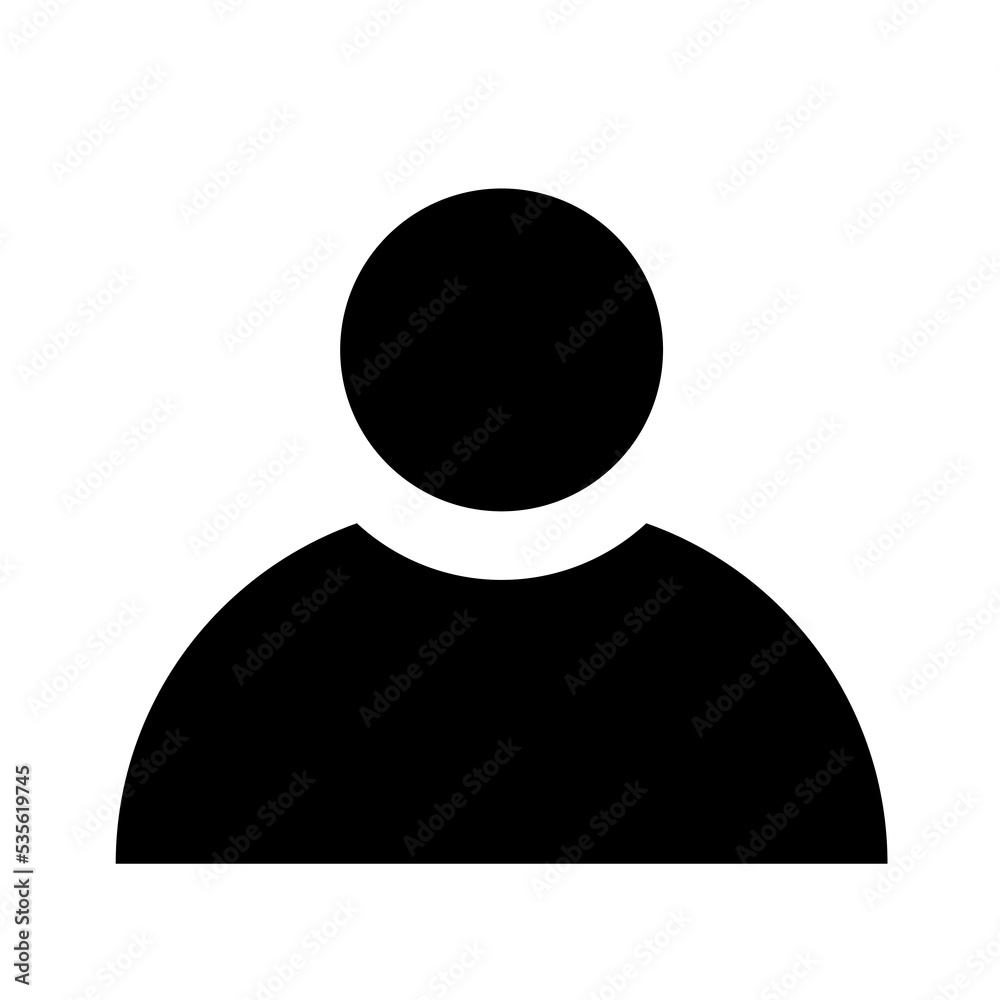 silhouette of a person, user avatar icon, black pictogram silhouette of a person, user avatar icon, black pictogram
