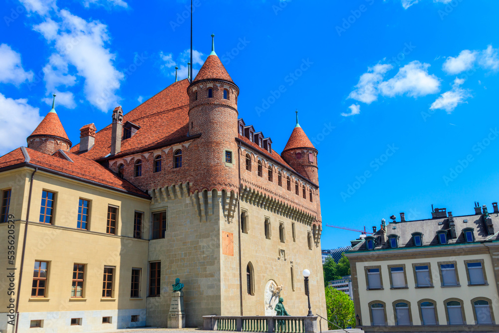 Saint-Maire Castle in Lausanne, Switzerland