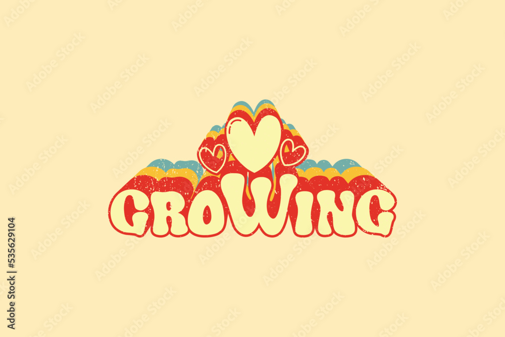 Awesome trendy cool typography Love growing break up T Shirt, Kind cool T Shirt, cool t shirt, Positive Message T Shirt, vintage, retro, 70s, Rainbow T Shirt Awesome trendy cool typography Love growing break up T Shirt, Kind cool T Shirt, cool t shirt, Positive Message T Shirt, vintage, retro, 70s, Rainbow T Shirt
