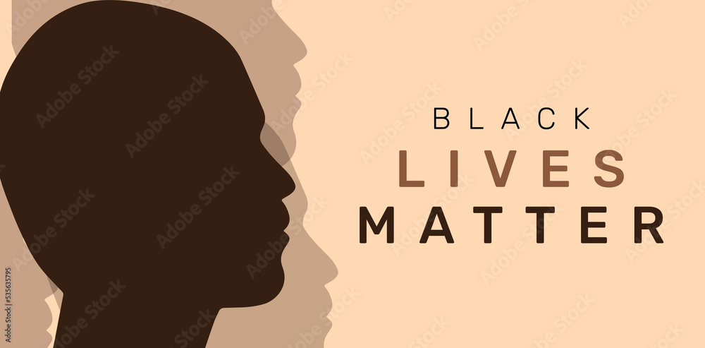 Black Lives Matter minimalist banner design wallpaper. Celebrating black histroy month wallpaper