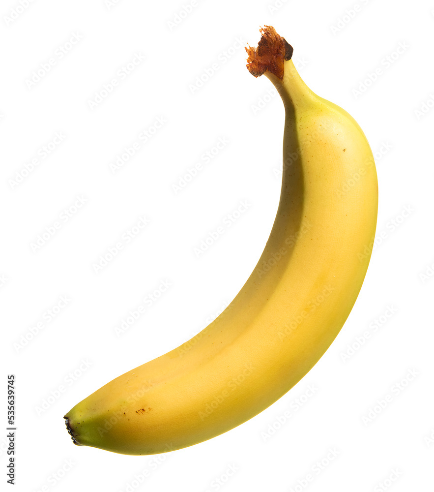 Ripe banana. Isolate on white background