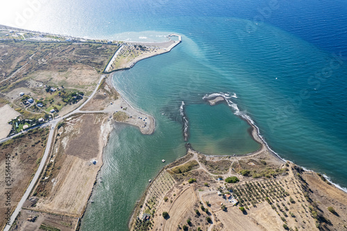 Myrina/Sebatepolis Ancient City, Aliaga . Turkey, izmir. photo