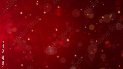Glitter illumination loop background for vertical screens. The luxurious red decoration creates a special feeling.