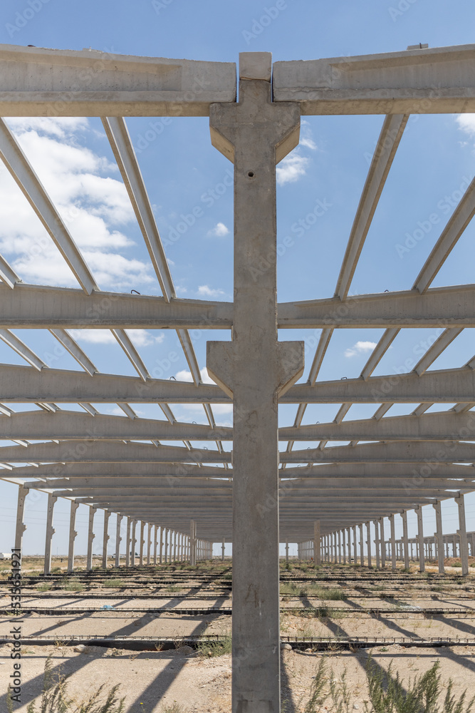 the establishment of the prefabricated factory