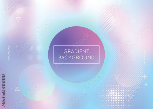 Hipster Design. Neon Fluid. Round Halftone Magazine. Hologram Pattern. Science Dots. Shiny Concept. Motion Flyer. Blue Tech Shape. Purple Hipster Design