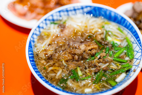 Thick rice noodles taitung in Taiwan photo