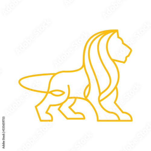 Lion logo design. Lion icon design