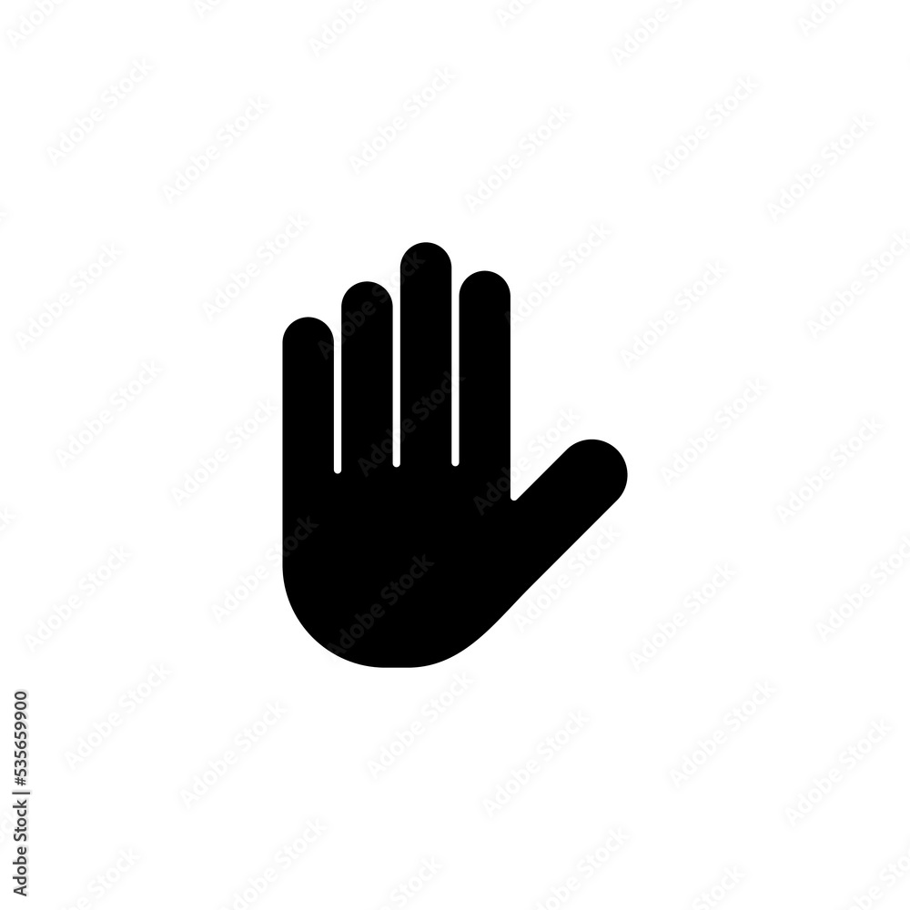 Hand icon vector for web and mobile app. hand sign and symbol. hand gesture Hand icon vector for web and mobile app. hand sign and symbol. hand gesture