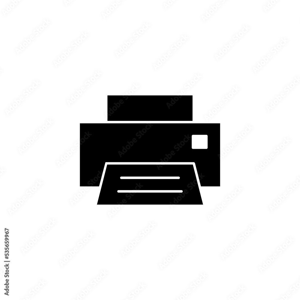 Print icon vector for web and mobile app. printer sign and symbol Print icon vector for web and mobile app. printer sign and symbol