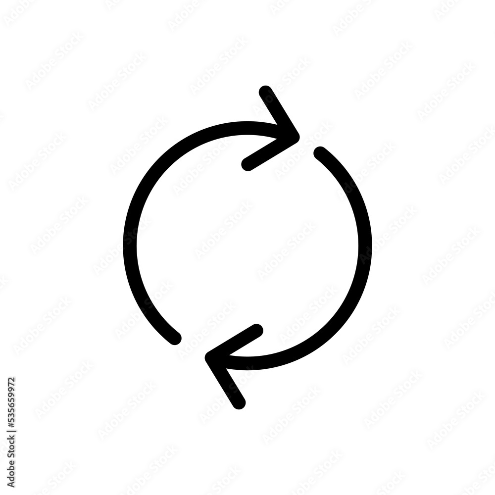 Refresh icon vector for web and mobile app. Reload sign and symbol. Update icon. Refresh icon vector for web and mobile app. Reload sign and symbol. Update icon.