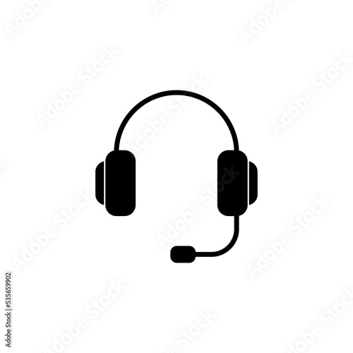 Headphone icon vector for web and mobile app. headphone sign and symbol