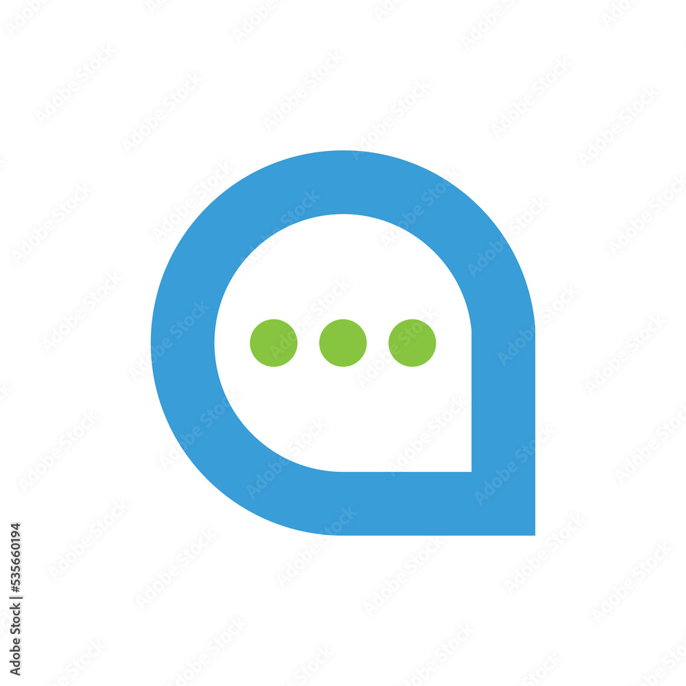 Chat icon design. Chat icon with shape location icon Chat icon design. Chat icon with shape location icon