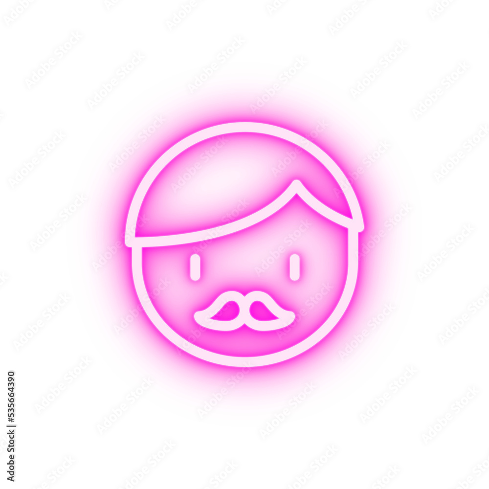 Dad neon icon Dad neon icon