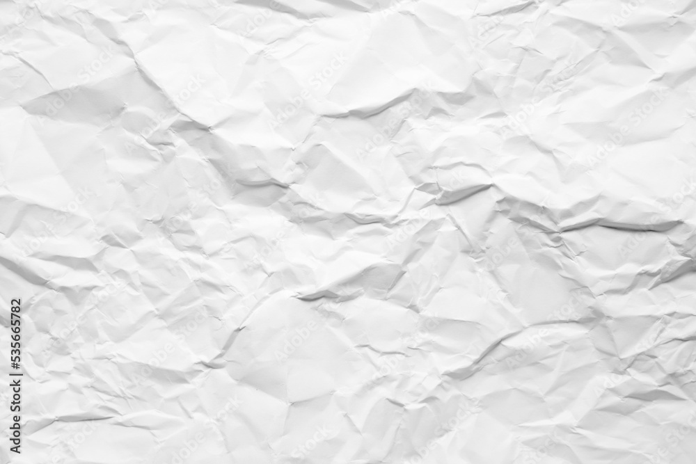 White Crumpled Paper Texture Background White Crumpled Paper Texture Background