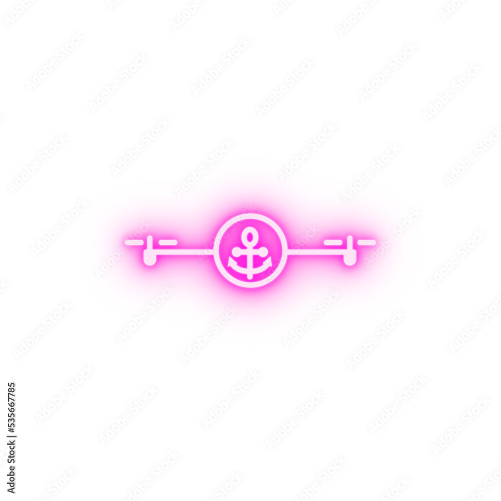 sea drone field outline neon icon sea drone field outline neon icon