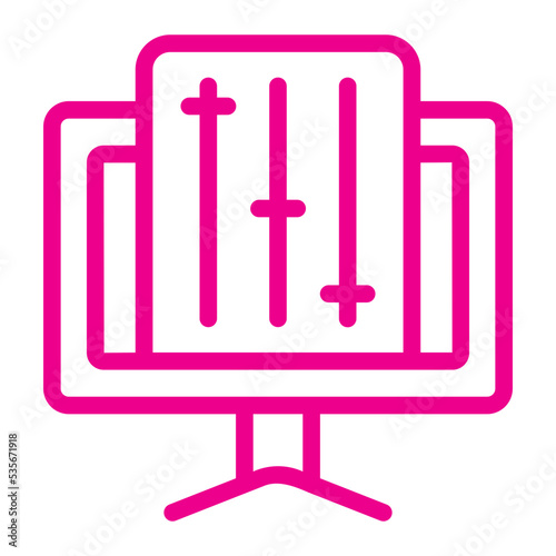 song lyrics gradient icon