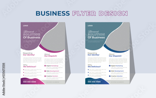 Advertise, publication, Brochure design, cover modern layout,  annual report, poster, corporate business flyer template with blue Organic shapes,  a4 size flyer, marketing, business proposal, promotio