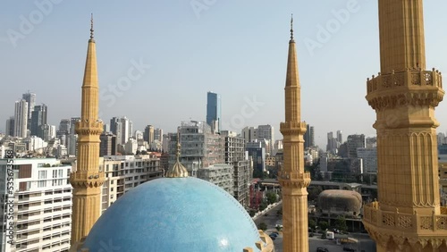 The Mohammad Al-Amin Mosque situated in Downtown Beirut, in Lebanon photo