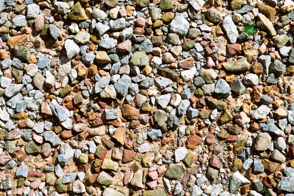 Image of the surface, a large number of small stones gathered together. Image of the surface, a large number of small stones gathered together.