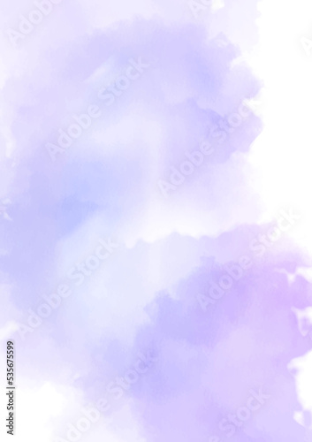 purple blue abstract watercolor clouds